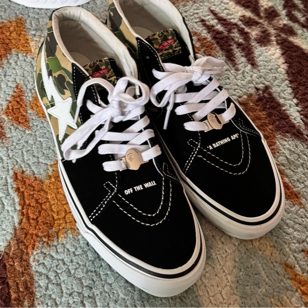 Vans X Bape Sk8 mid